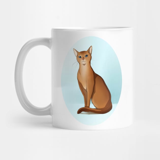 Abyssinian Cat T Shirt by Pam069